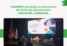 CANIMEV participa en encuentro de firma de alianza entre SOGATUR y SUNAVAL