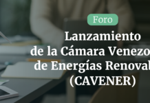 #IESA Lanzamiento de la Cámara Venezolana de Energías Renovables (CAVENER) el 8 de noviembre
