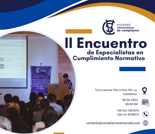 El II Encuentro de Especialistas en Cumplimiento Normativo en Venezuela: Promoviendo la Cultura de Compliance en el País