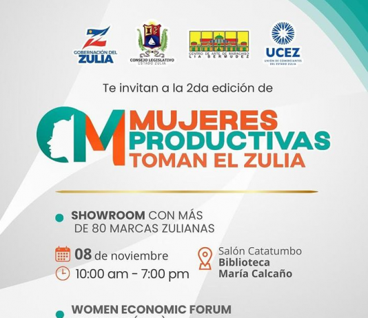Unión de Comerciantes del Zulia UCEZ auspicia «Mujeres Productivas toman el Zulia» del 8 al 10 de noviembre