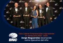 Jorge Nogueroles «Ejecutivo del Año» por EY Venezuela Jorge Nogueroles